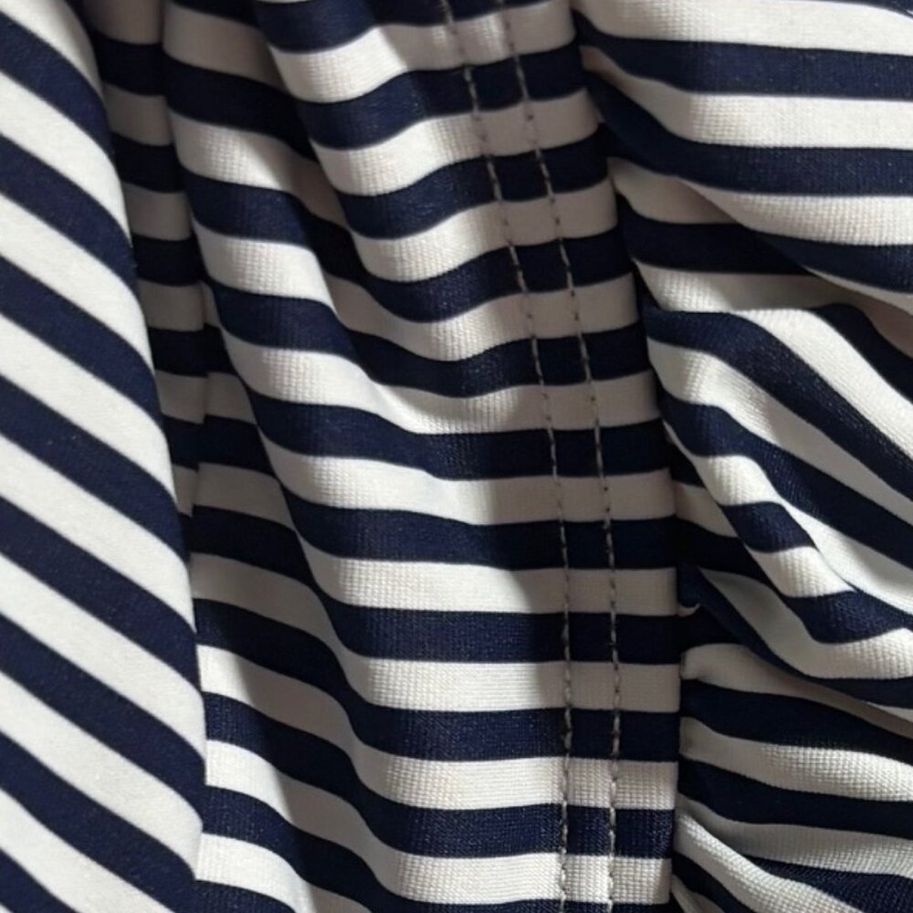 NIPTUCK Tummy Control Swimsuit Classic Nautical Navy & White Striped One-Piece - Picture 9 of 9